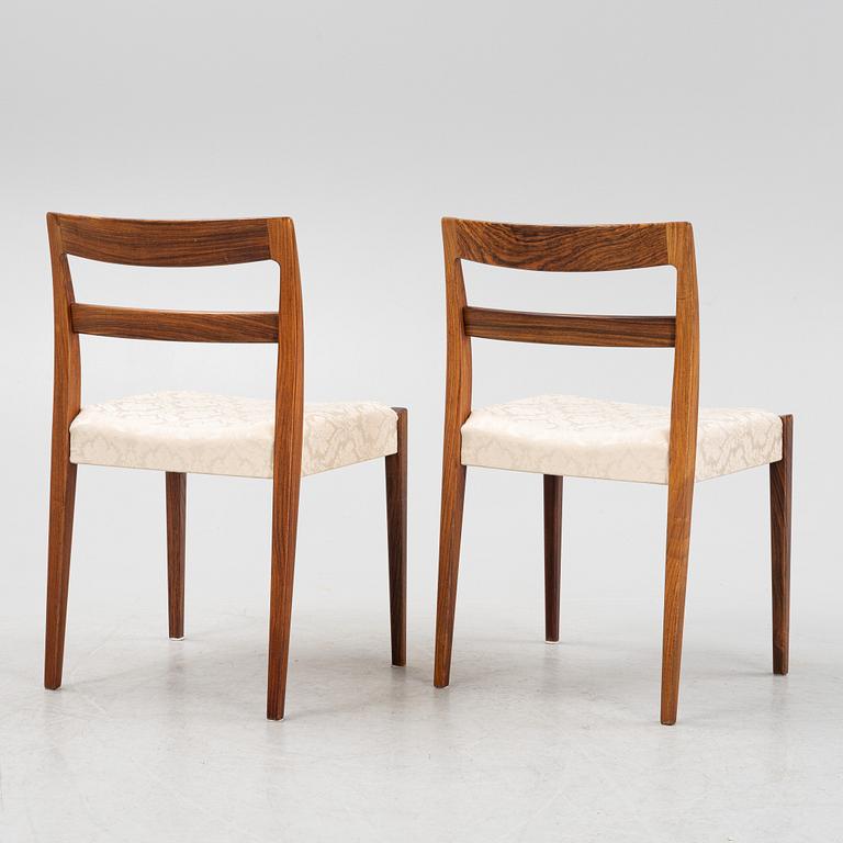 Nils Jonsson, matbord med 4 stolar. Troeds, 1960/70-tal.