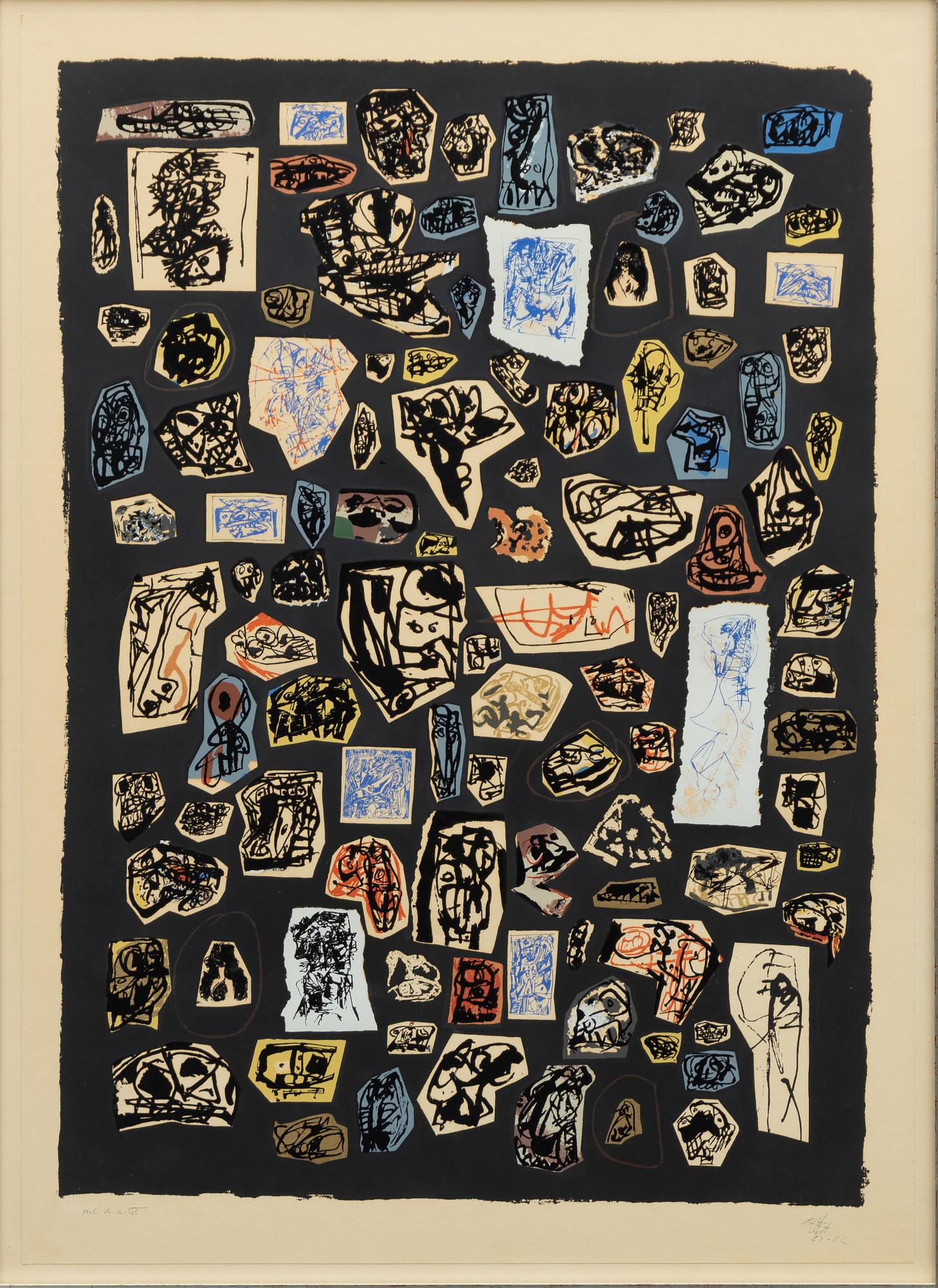 Antonio Saura, Untitled.