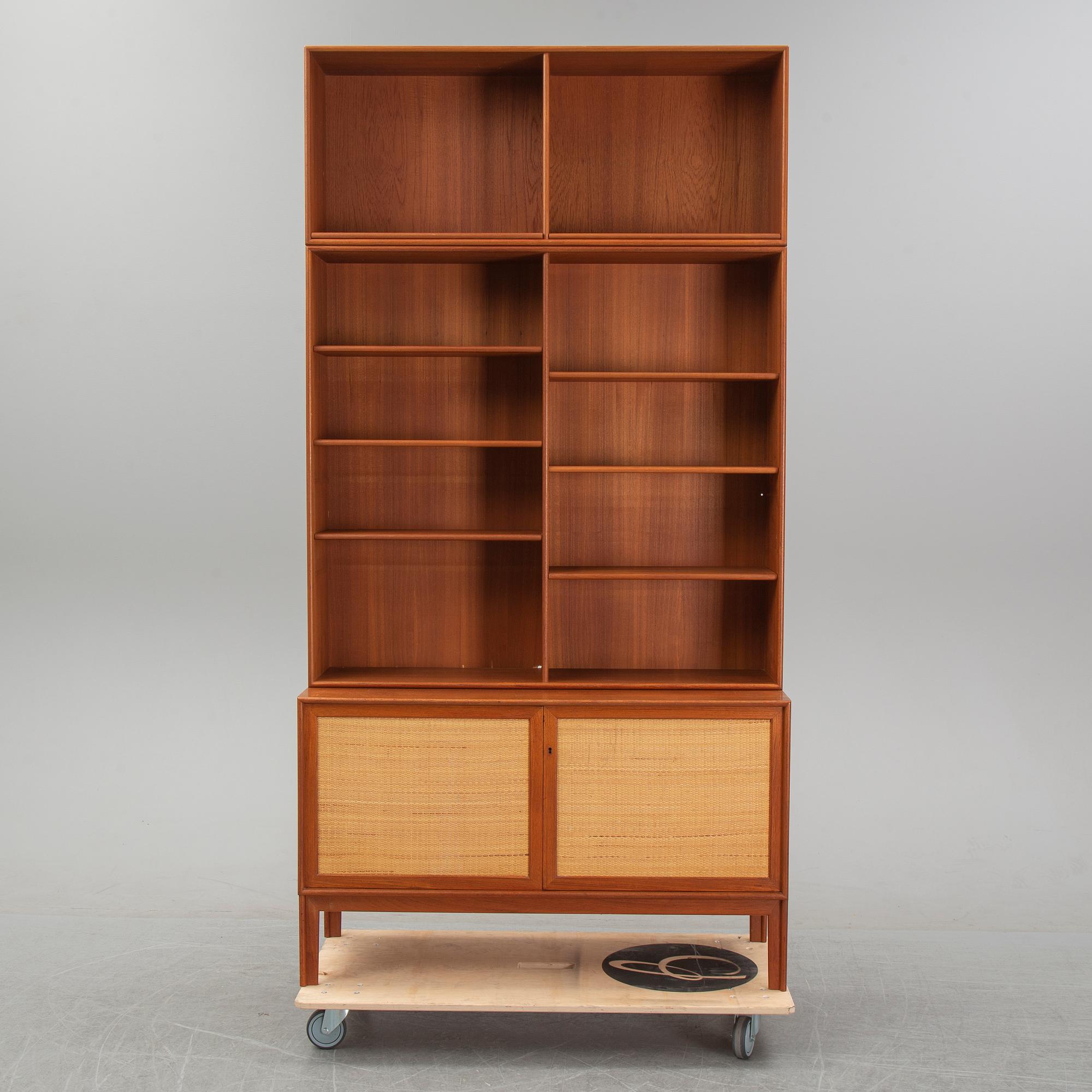 Alf Svensson, a teak bookcase, Bjästa Snickerifabrik, 1960's.