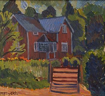 Manfred Flyckt, Röd stuga.