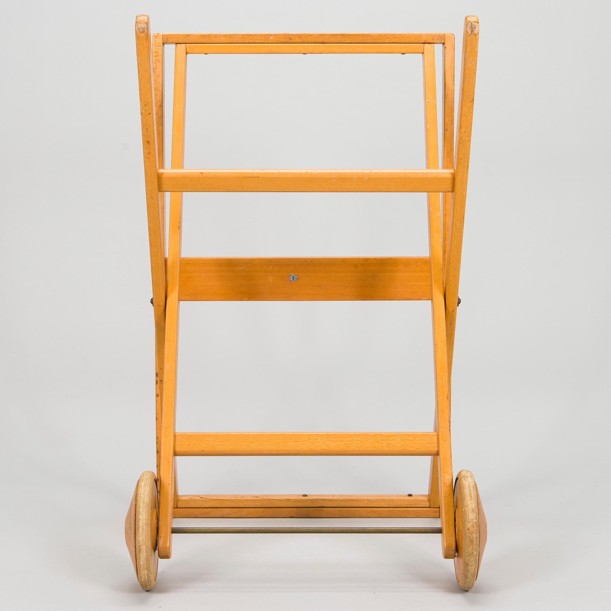 Aulis Leinonen & Tapio Wirkkala, a '3980' tea trolley. Manufactured by Asko 1959-1960.
