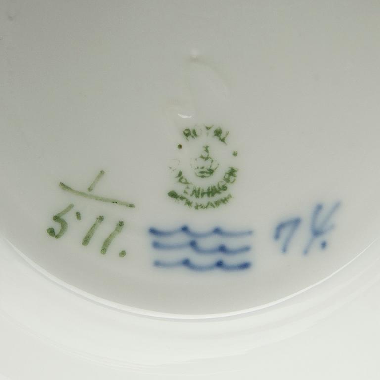 ROYAL COPENHAGEN, kaffeservis, 15 dls Musselmalet halvblond, porslin, första- och andrasortering.