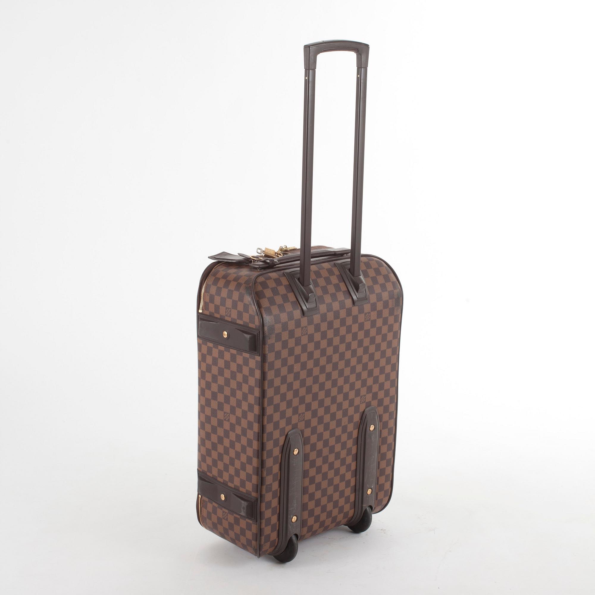 LOUIS VUITTON, a damier suitcse, "Pegase 55".