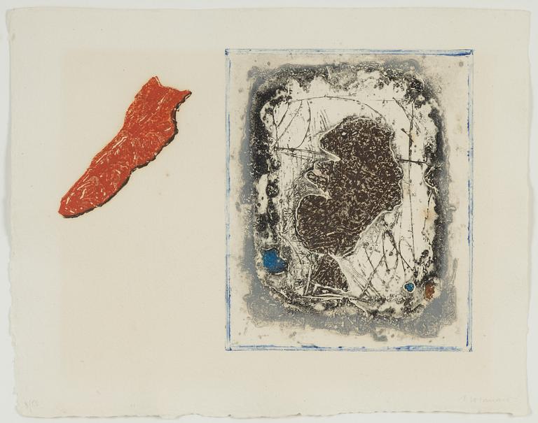 James Coignard, etching, signed and numbered 8/50.