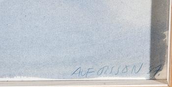 OLSSON, ALF. Blandteknik, sign o dat -87.