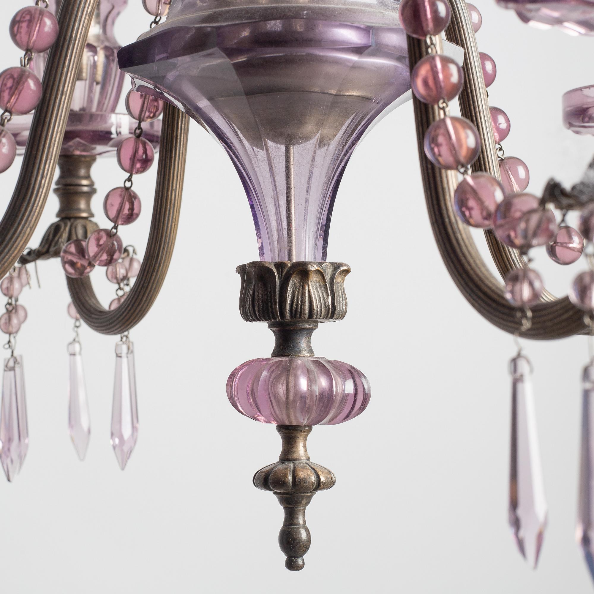 Chandelier, first half of the 20th century.