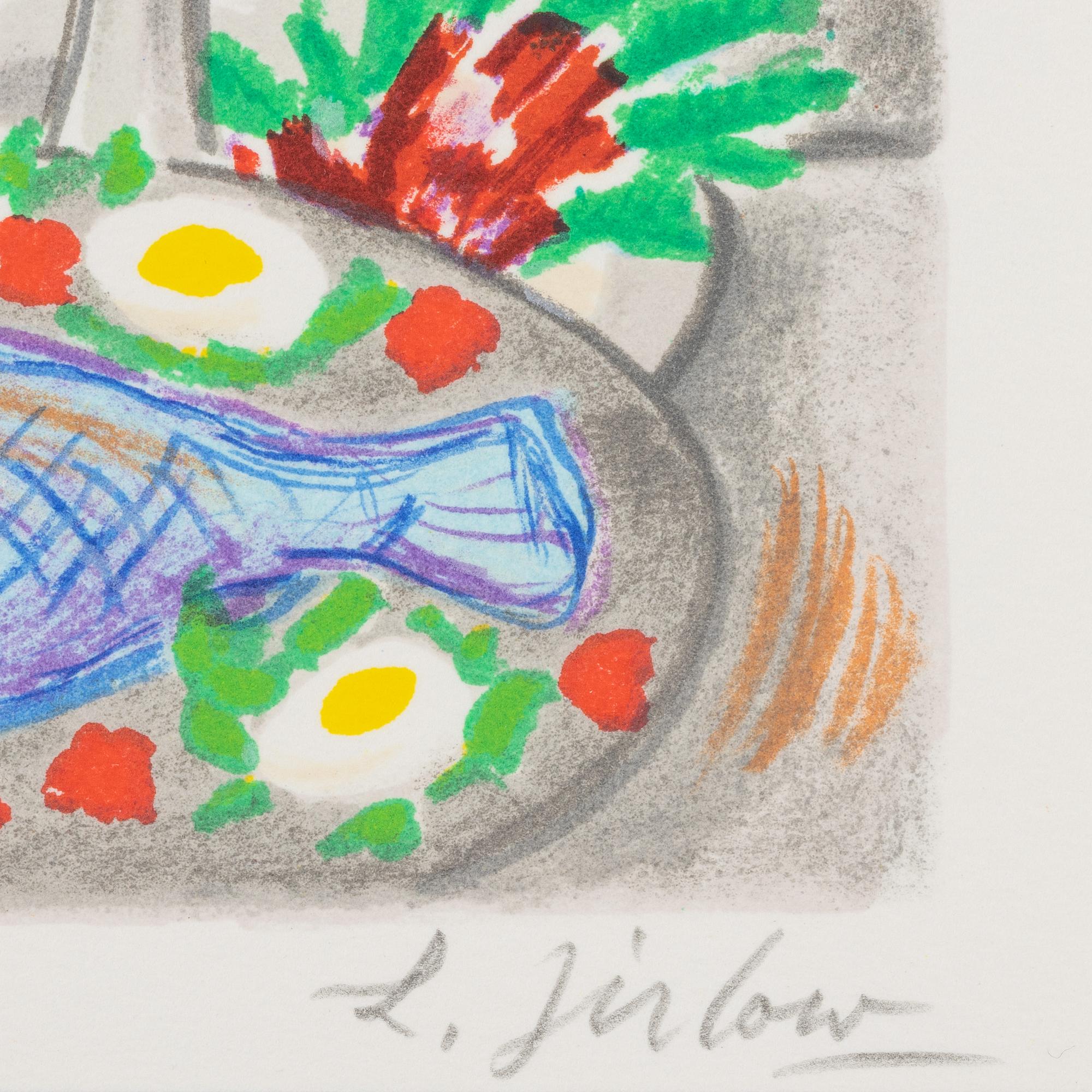 Lennart Jirlow, lithograph in colours, 2010, signed 120071400.