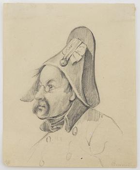 Carl Stephan Bennet, attributed to, pencil drawings, 2.