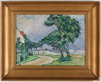 EDVIN OLLERS, olja på duk, signerad och daterad 1918.