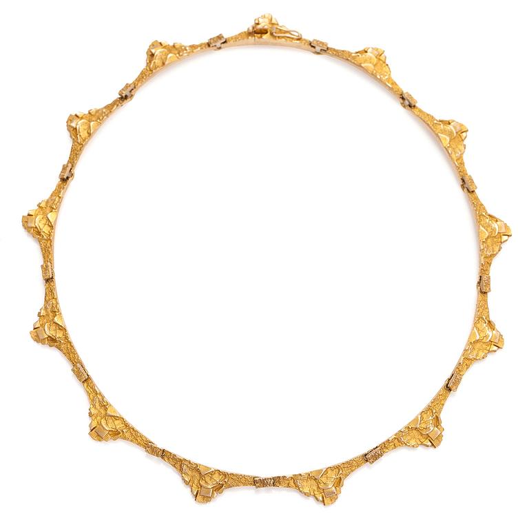 Björn Weckström, kaulakoru, "Kaarisilta", 14K kultaa.