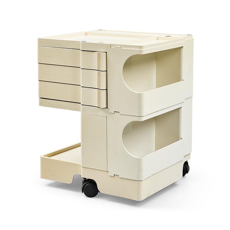 Joe Colombo, a cream coloured plastic chest of drawers, 'Boby', Italy, post 1968.