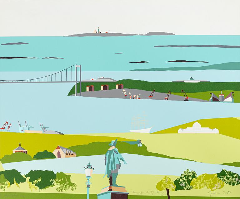 Franco Costa, triptyk, "Magnificent Gothenburg", triptyk.