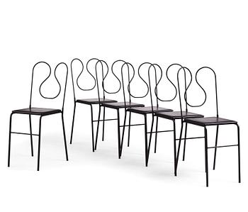 60. Jonas Bohlin, a set of 6 'Liv' chairs, Jonas Bohlin Design AB, Stockholm, post 1997.