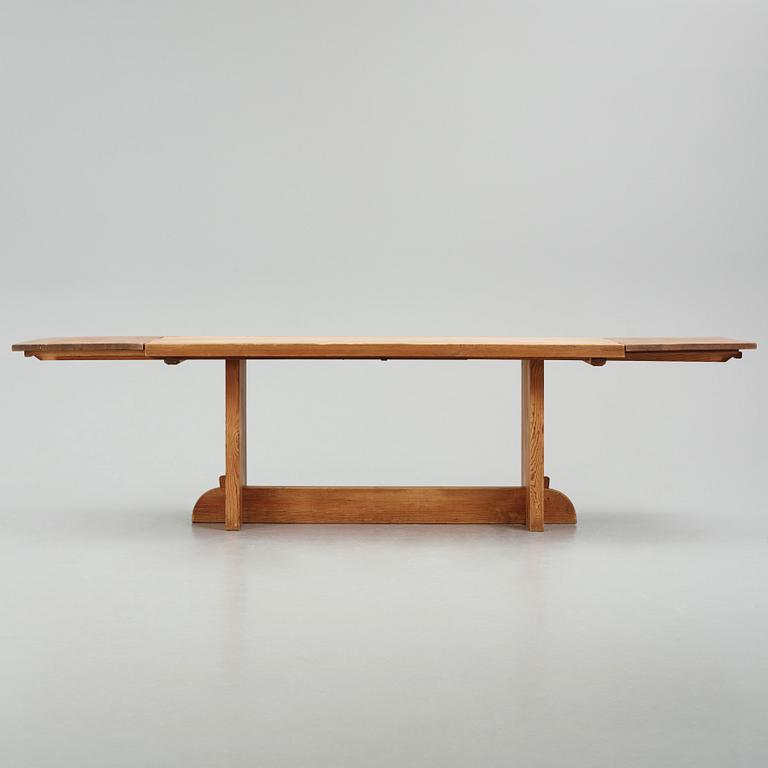 Axel Einar Hjorth, a "Lovö" stained pine table, Nordiska Kompaniet 1930s.