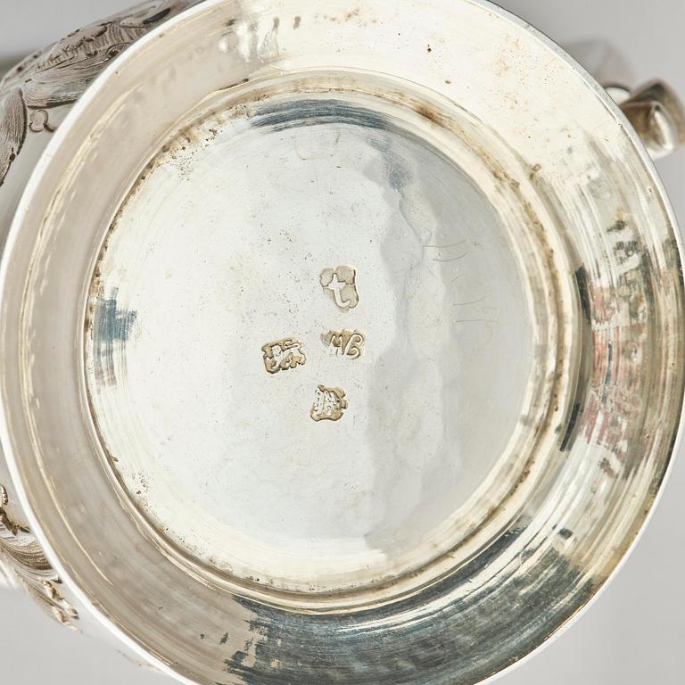 Thomas Whipham, stop/mugg, silver, London 1754.