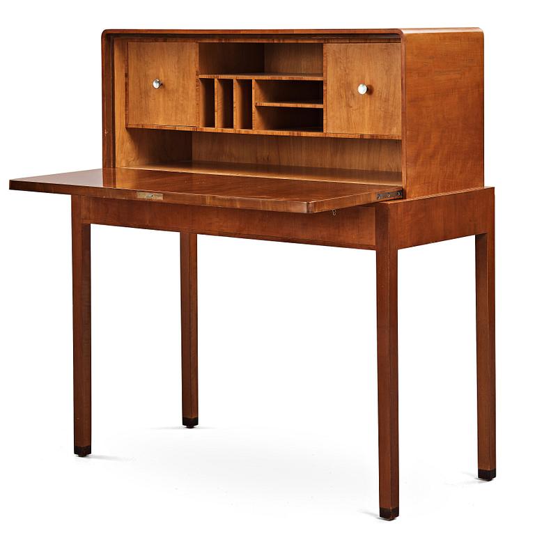 Axel Larsson, a secretaire, cabinetmaker A. Th Olsson for the Stockholm cabinetmakers association, 1930's.