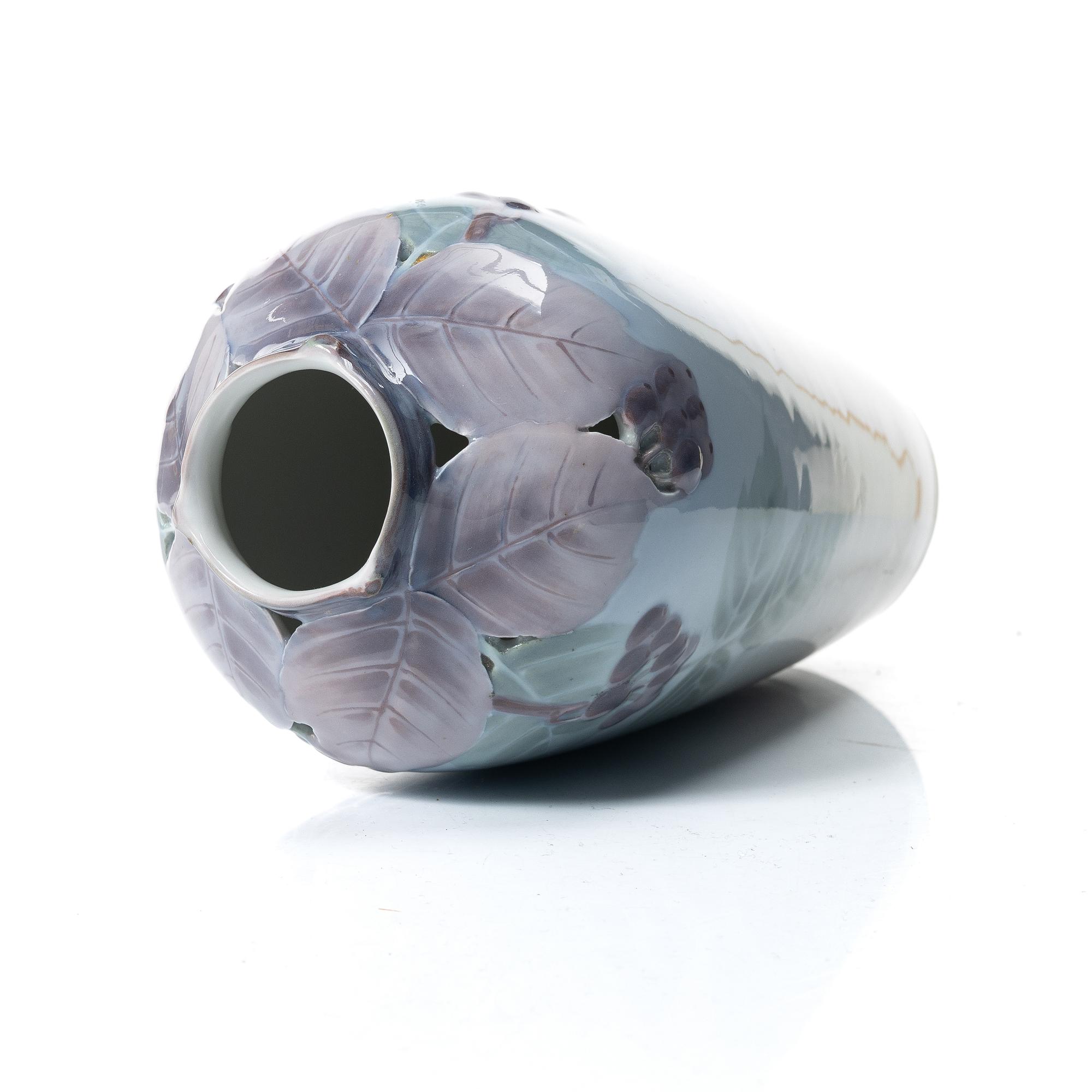 Astrid Ewerlöf, vase, Art Nouveau, Rörstrand, early 20th century.