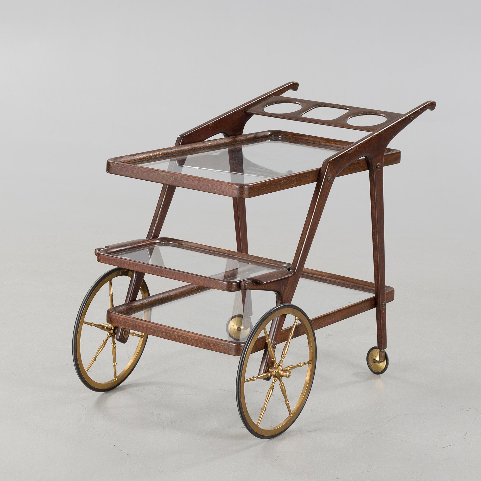 CESARE LACCA, serveringsvagn, omkring 1900-talets mitt.