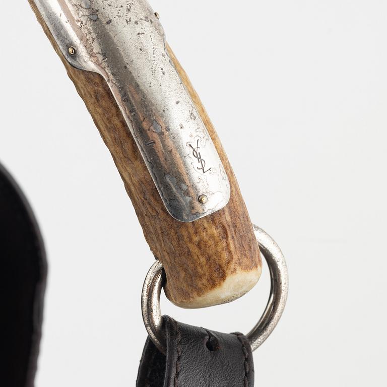 Yves Saint Laurent, a 'Mombasa' leather bag.