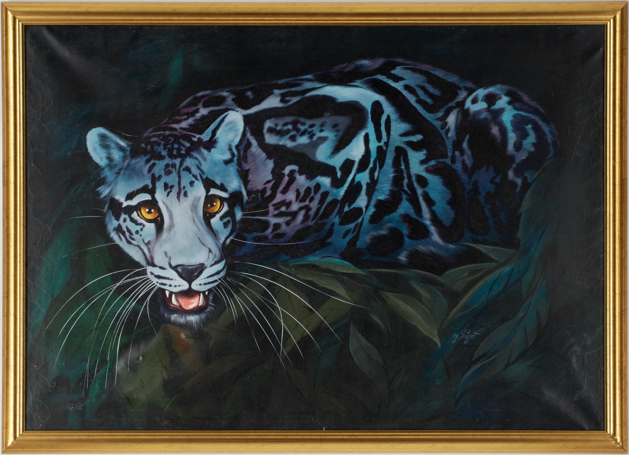 YVES POYET, olja på duk, sign o dat a tergo 1986.