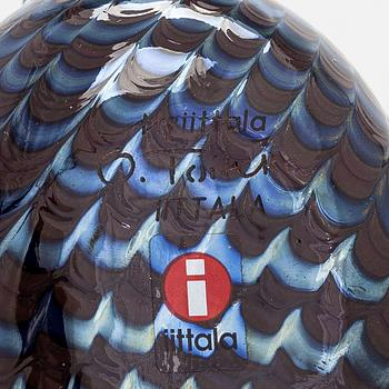Oiva Toikka, glasfågel, märkt "Myiittala O. Toikka IITTALA".
