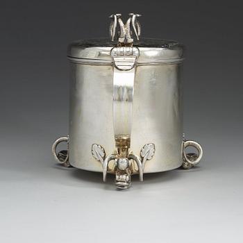 A Danish 17th century silver-gilt tankard, marks of Jörgen Stilche, Copenhagen 1671.