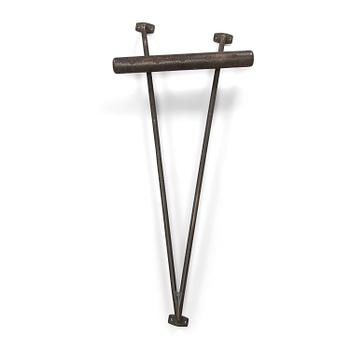 An early 20th century door handle.