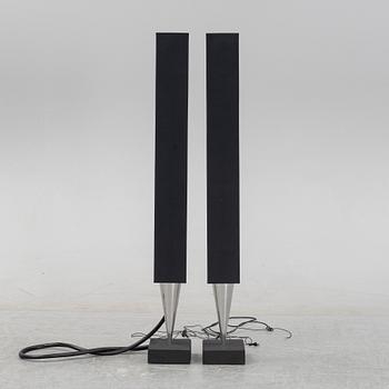 Bang & Olufsen, a 'BeoSound 9000 MK2', and a pair of floor speakers.