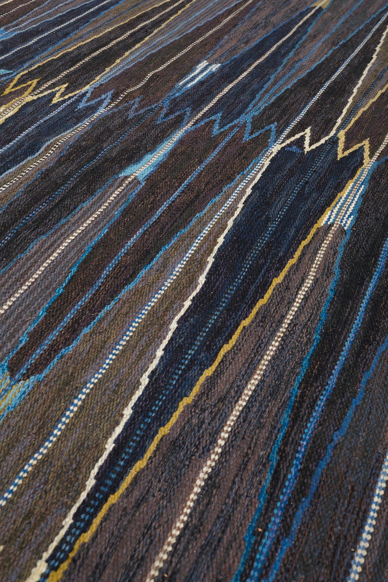 Ingrid Dessau, MATTA, rölakan, ca 255 x 213,5 cm, signerad KLH ID.