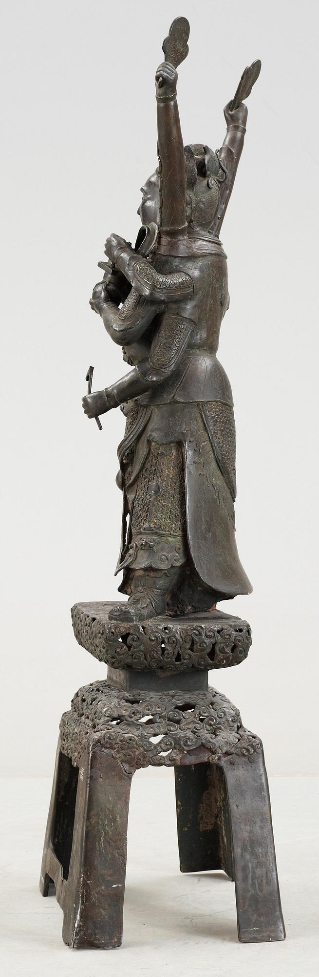 SKULPTUR, brons. Japan, 1800-tal.