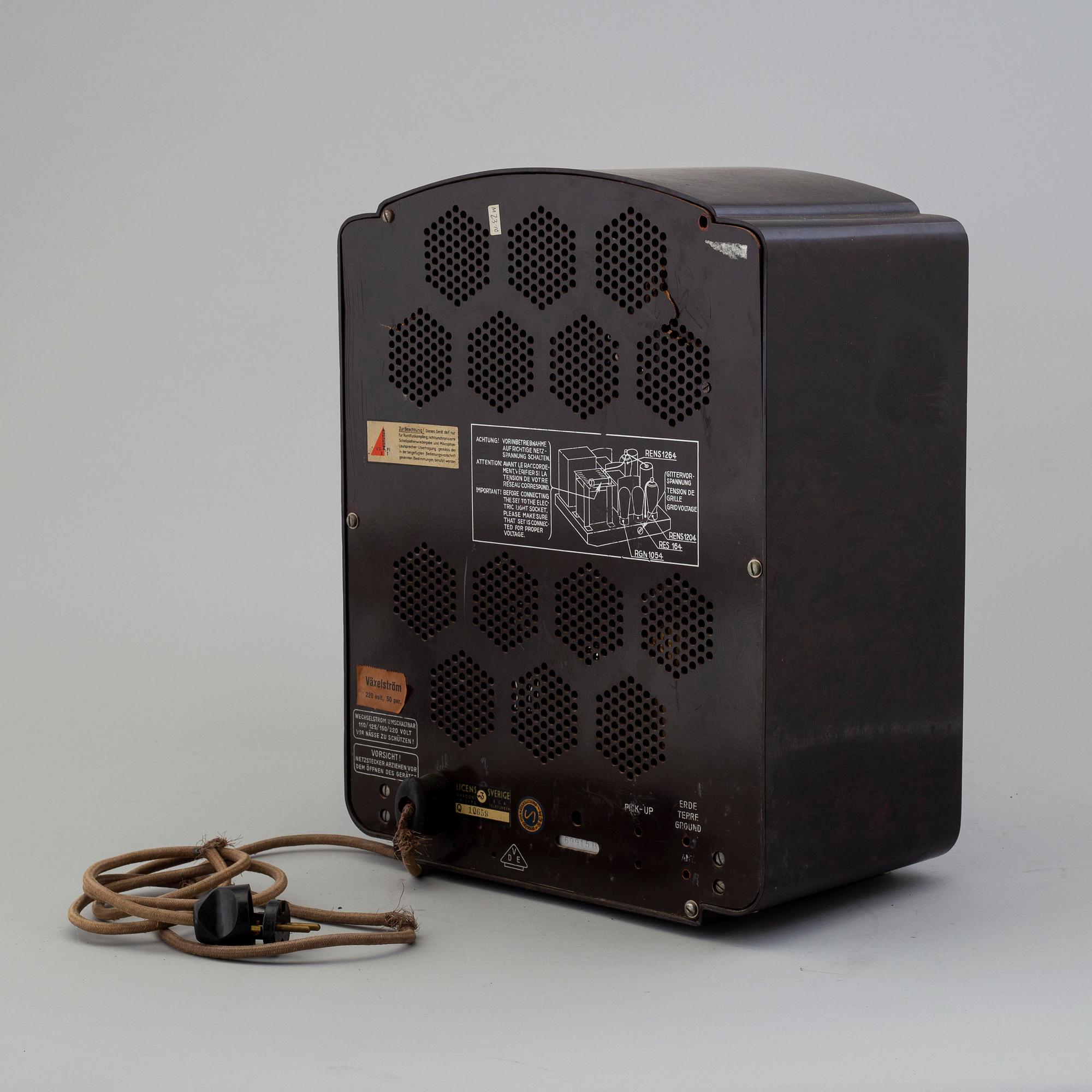 SABA, rörradio, 1930-tal.