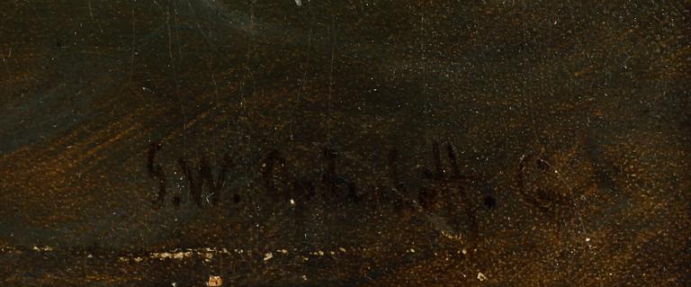 GEORG WILHELM OPDENHOFF, olja på duk, sign.