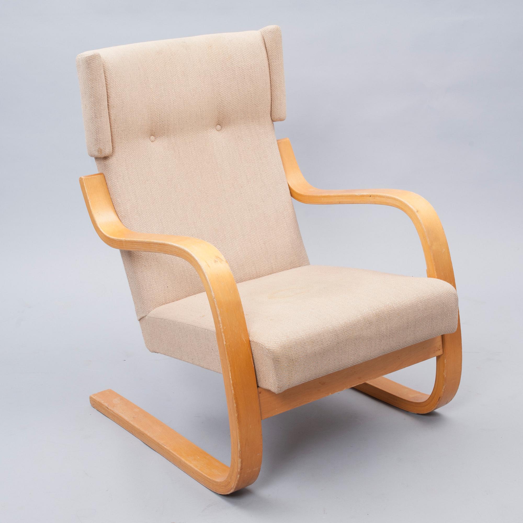 FÅTÖLJ, 401, Alvar Aalto, Artek 1950-tal.