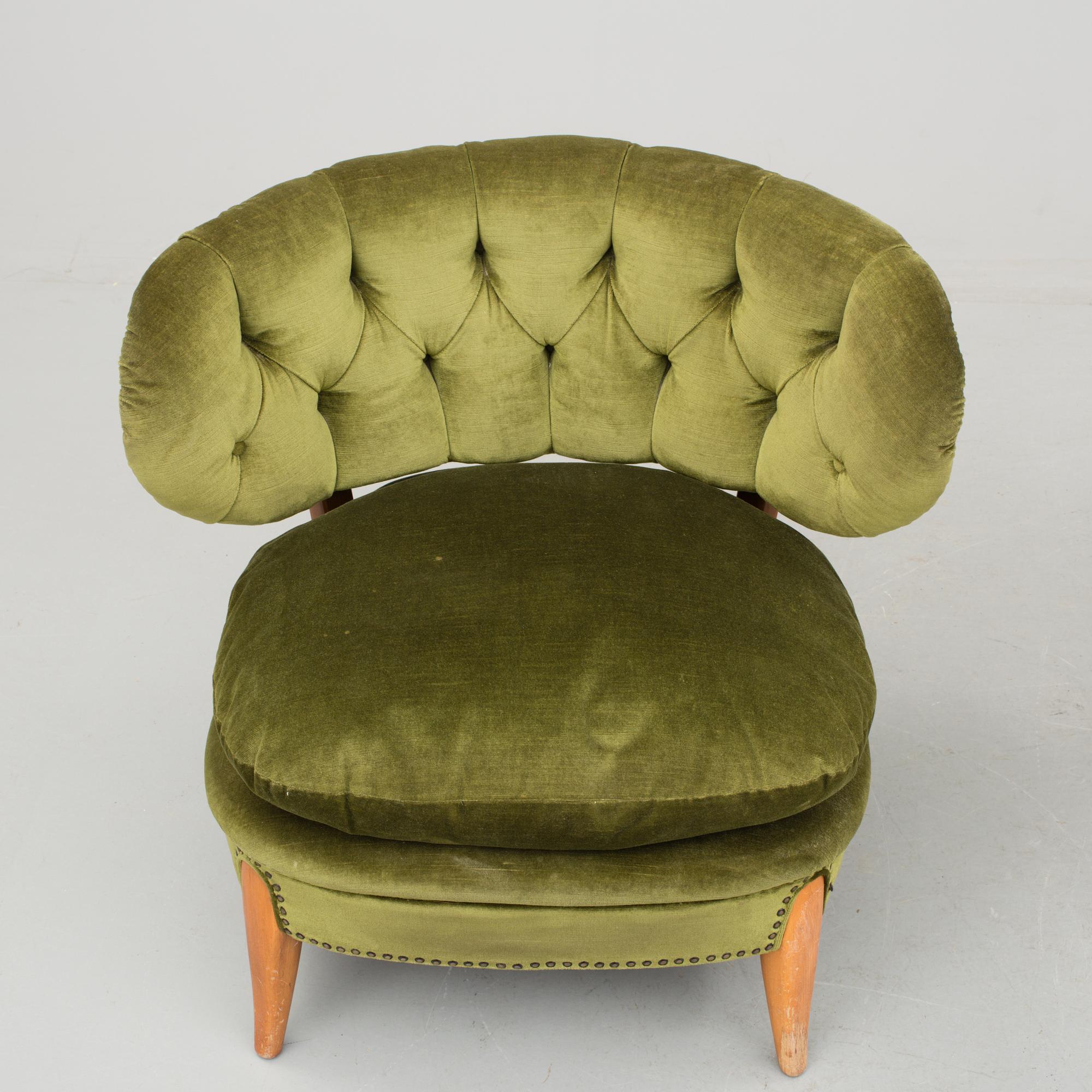 OTTO SCHULZ, Jio Möbler, "Schulz", fåtöljer ett par. 1900-talets tredje kvartal.