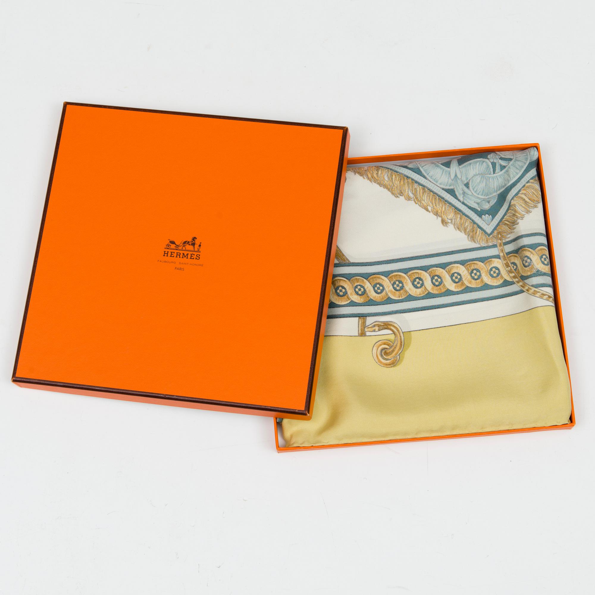 HERMÈS, "Bride de Cour", SCARF.