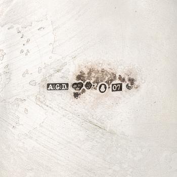 A silver coffee pot, mark of A.G Dufva, Stockholm 1916.