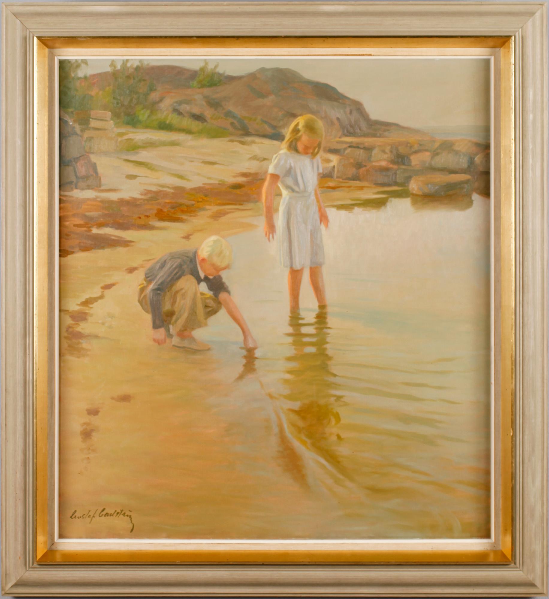 GUSTAF CARLSTRÖM, olja på duk, signerad.