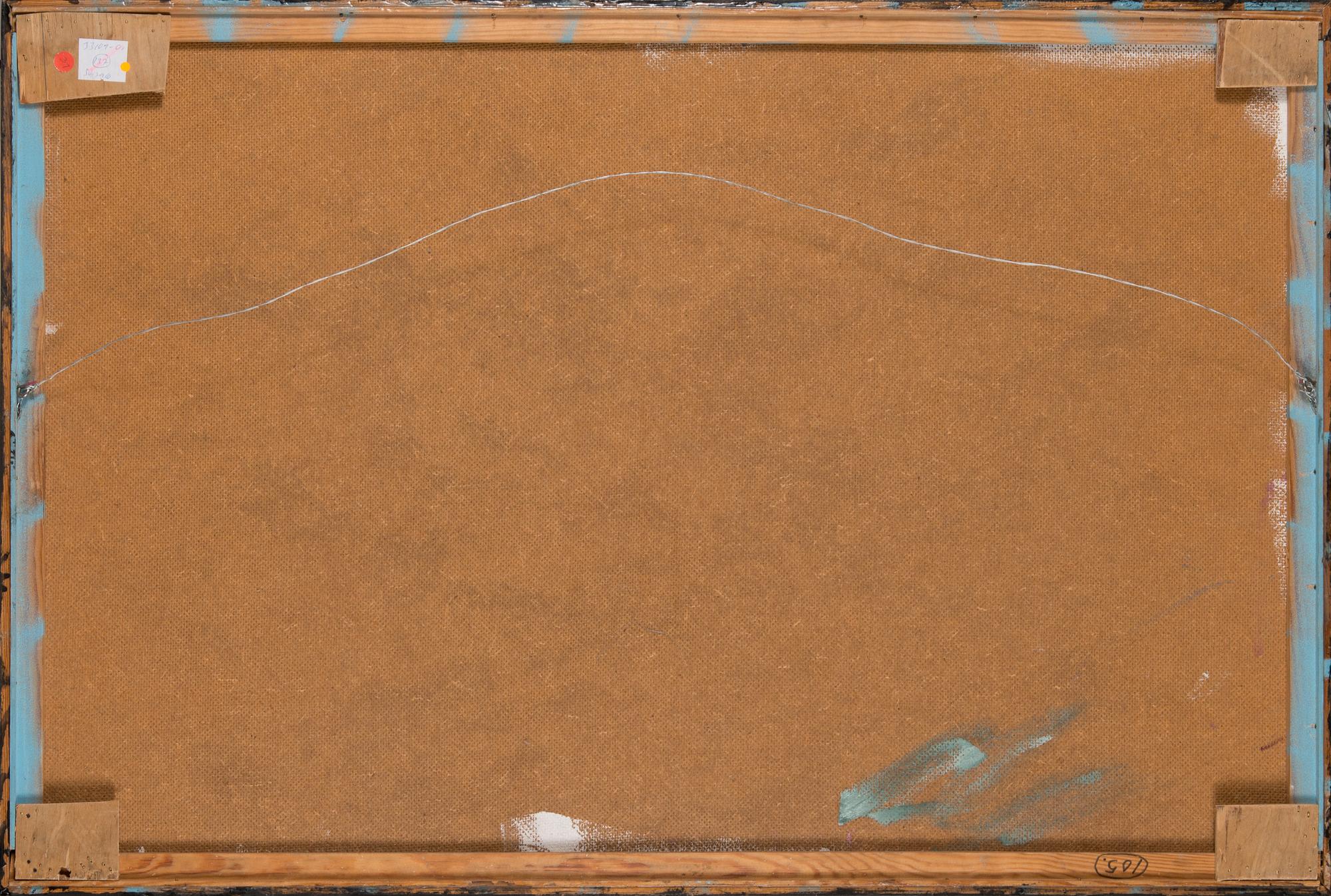 Juha Soisalo, oil on board, signed and dated -72.