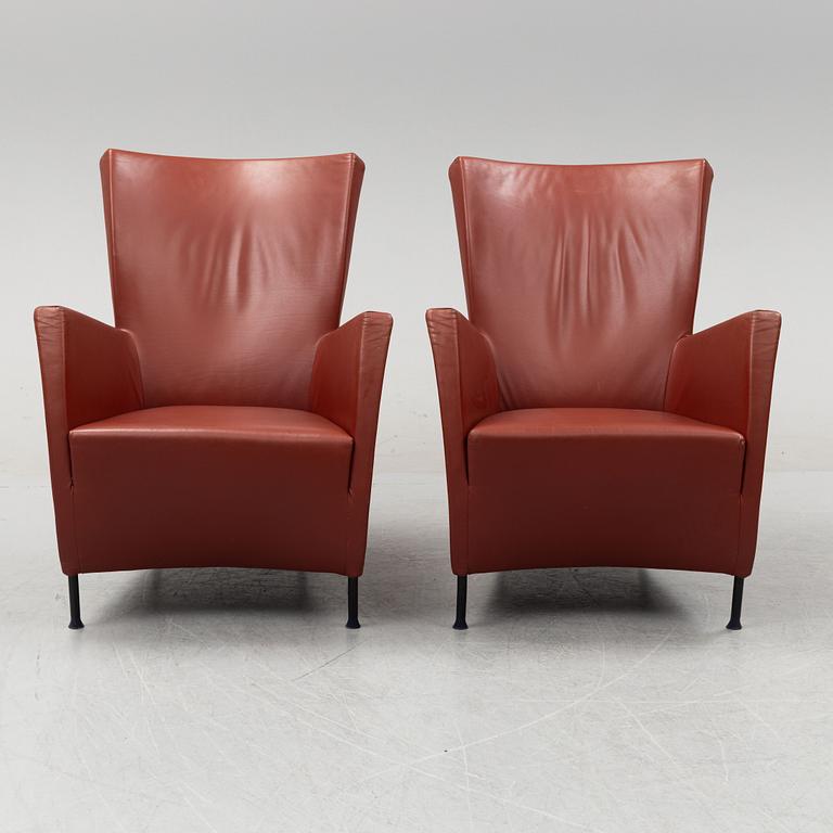 Gijs Papavoine, a pair of 'Windy' lounge chairs from Montis, Netherlands.