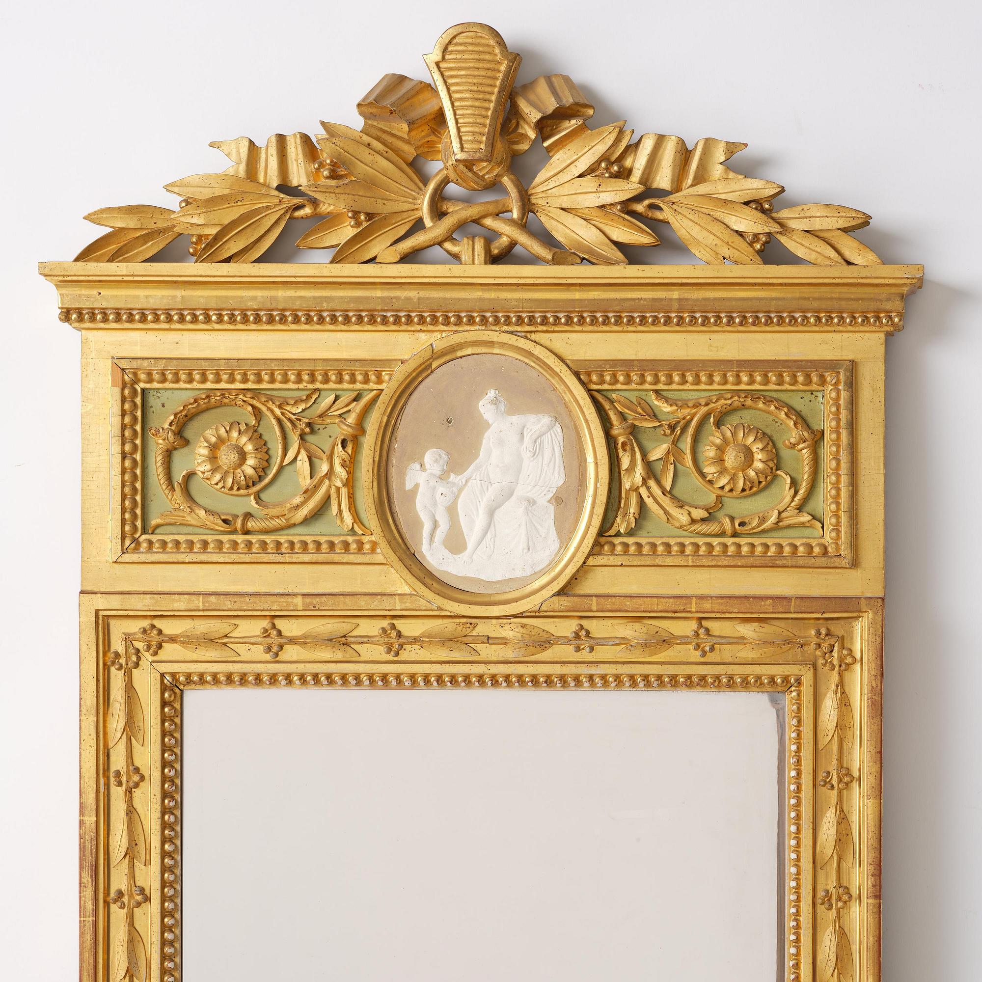 A pair of Late Gustavian mirrors, by Pehr Ljung (1743-1819).