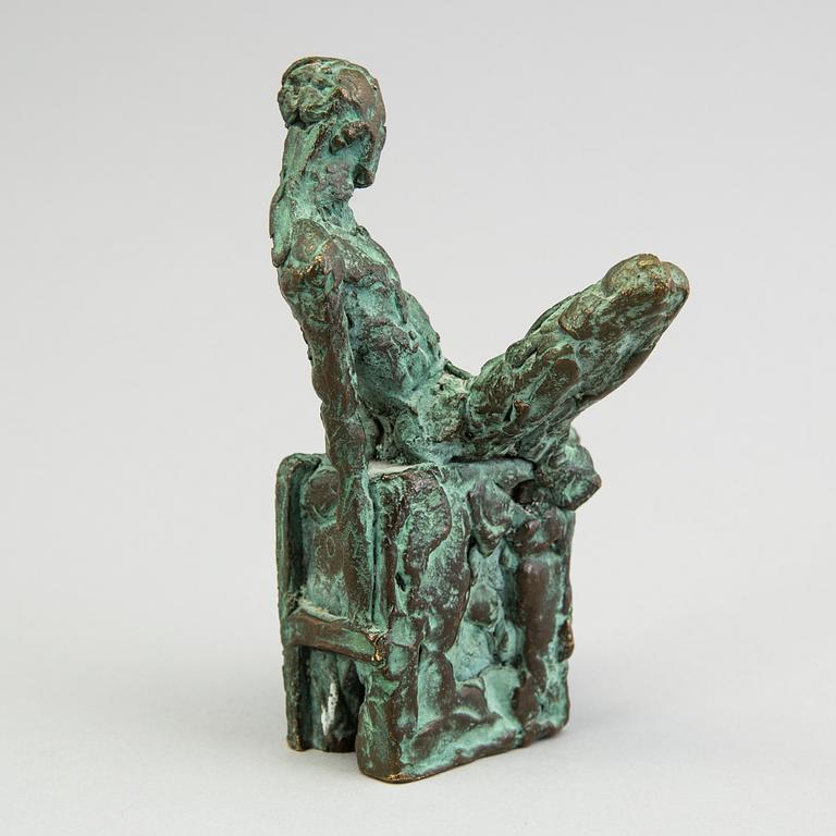 DITTE REIJERS, skulptur, brons, signerad.