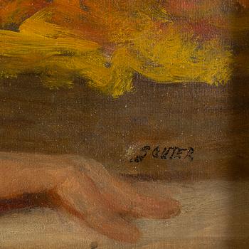 Unknown artist, 19th Century, oil on canvas, signed Souter.