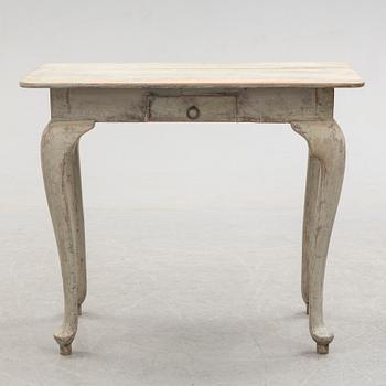 An 18th century painted rococo table.
