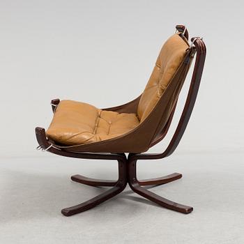 an armchair, by Sigurd Ressell, "Falcon", Vatne Vatne Lenestolfabrikk.