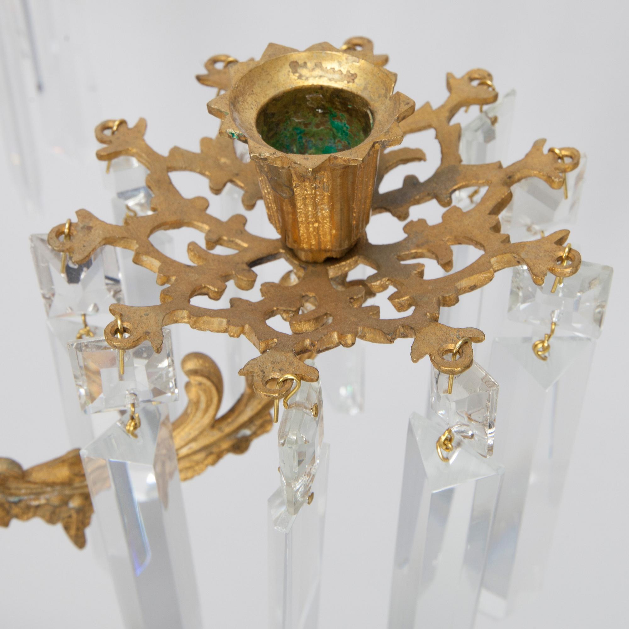 TAKKRONA, biedermeier, 1800-talets mitt. Höjd 101 cm.