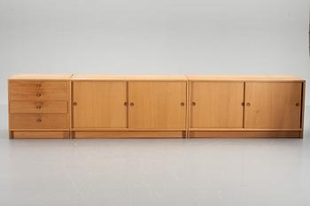 SIDEBOARD samt HURTS, 3 st, "Öresund", Börge Mogensen, Karl Andersson & Söner, 1900-talets andra hälft.