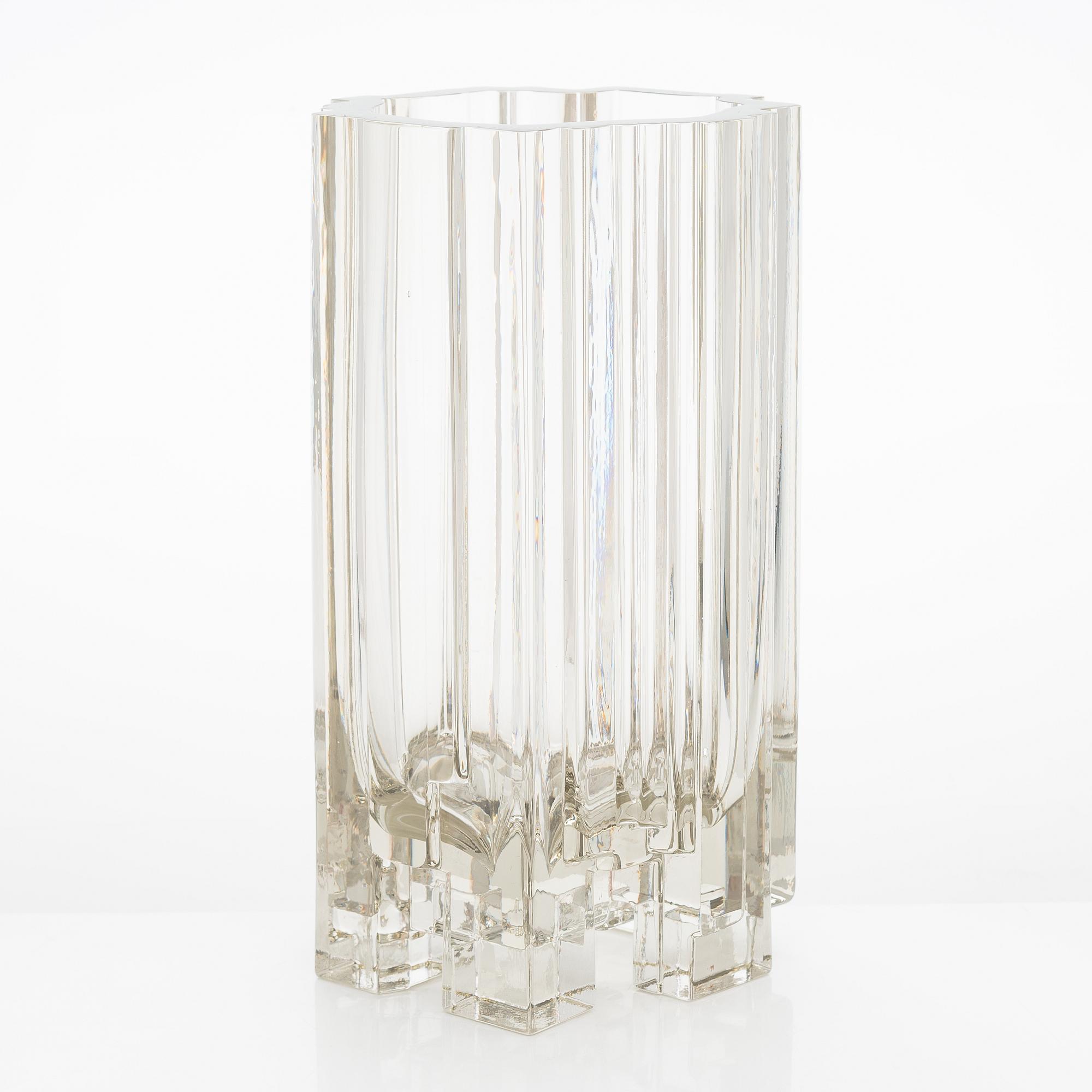 ラージベース｜ tapio wirkkala Arcadia Tapio Wirkkala, an 'Arcadia' glass vase, Iittala, signed Tapio