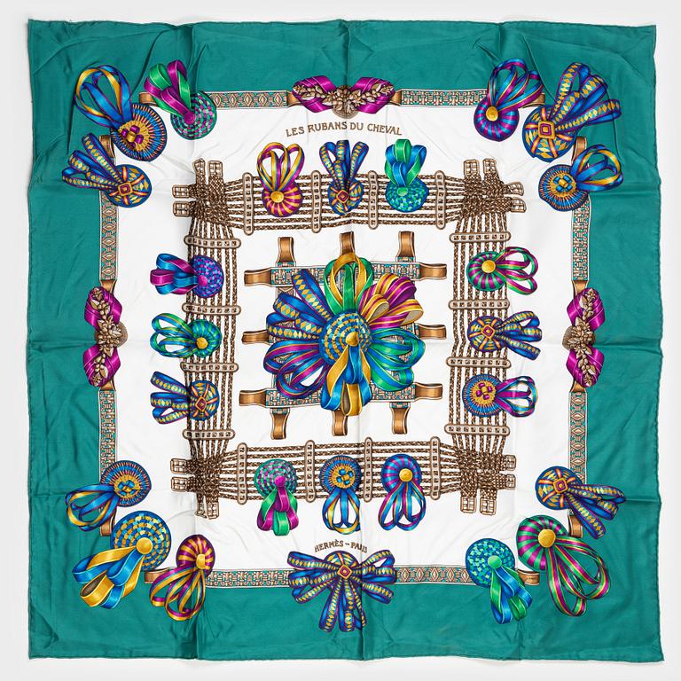 Hermès, scarf, "Les Rubans du Cheval".