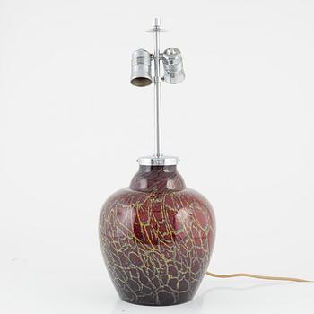 A table lamp, Ikora, WMF (Württembergische Metallwarenfabrik), Germany, mid 20th century.