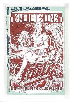 FAILE (Patrick McNeil & Patrick Miller) · FAILE (PATRICK MCNEIL & PATRICK MILLER), screenprint, signerad numrerad 96/250. daterad 2013.